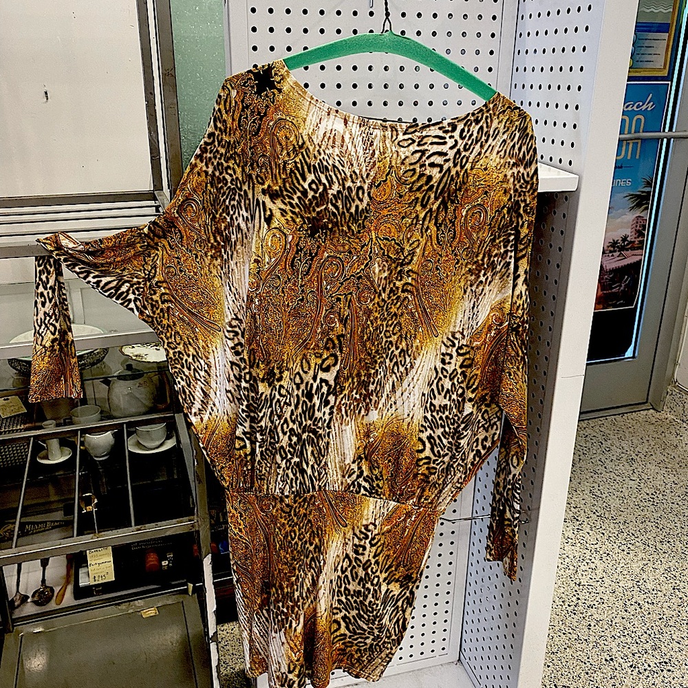 Leopard Tiger Dress size small